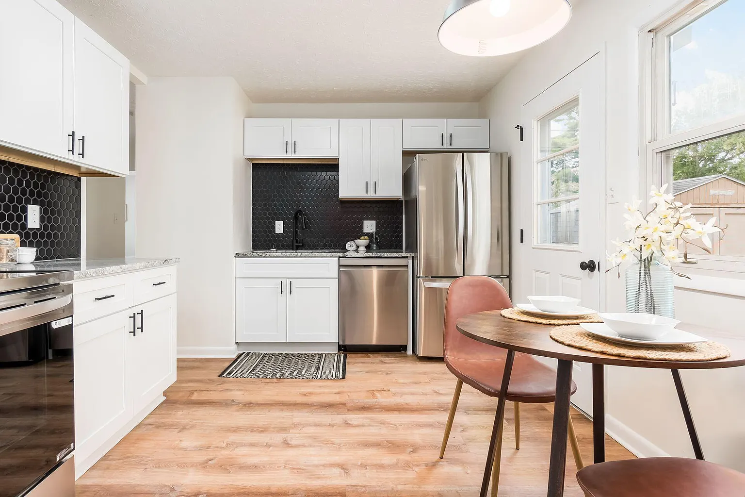 Hilliard OH after renovation — renovated interior with new flooring and paint