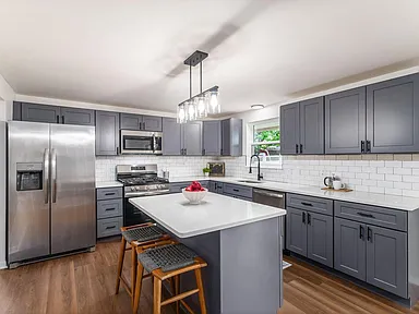 Westerville OH after renovation — updated room