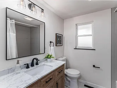 Westerville OH after renovation — updated room