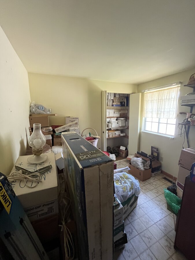 Westerville OH inherited before — space filled with personal items