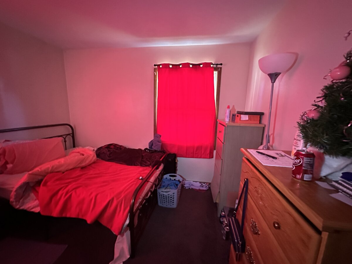 Westerville OH rental interior before — room needing renovation
